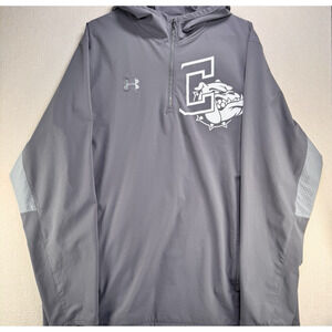 Under Armour Performance Hoodie Jacket XL Men's Gray GONZAGA NCAA Bulldogs